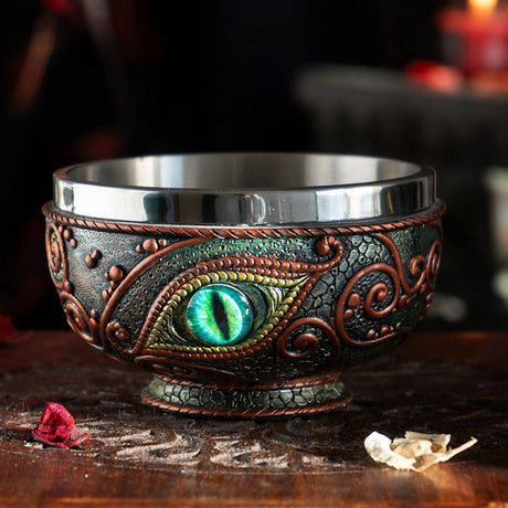 5" Dragon Eye Stainless Steel Bowl - Magick Magick.com