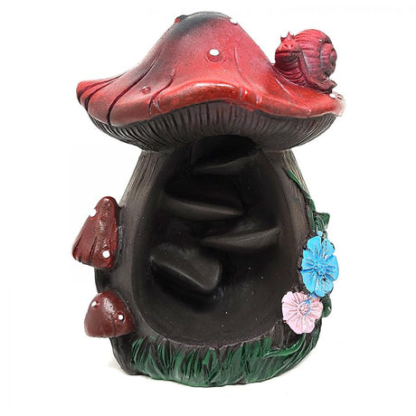 5" Mushroom Backflow Cone Incense Burner - Magick Magick.com