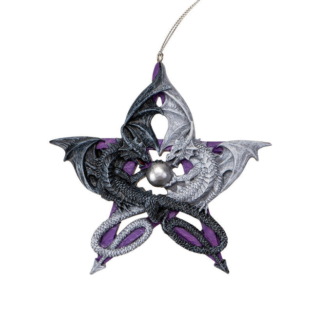 5" Pentagram Dragon Ornament by Anne Stokes - Magick Magick.com