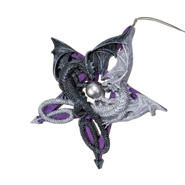 5" Pentagram Dragon Ornament by Anne Stokes - Magick Magick.com