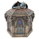 5" Resting Dragon on Cathedral Display Box - Magick Magick.com