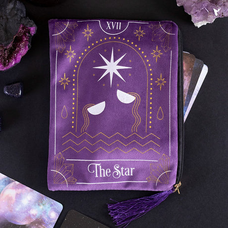 5" The Star Tarot Card Zipper Pouch - Magick Magick.com