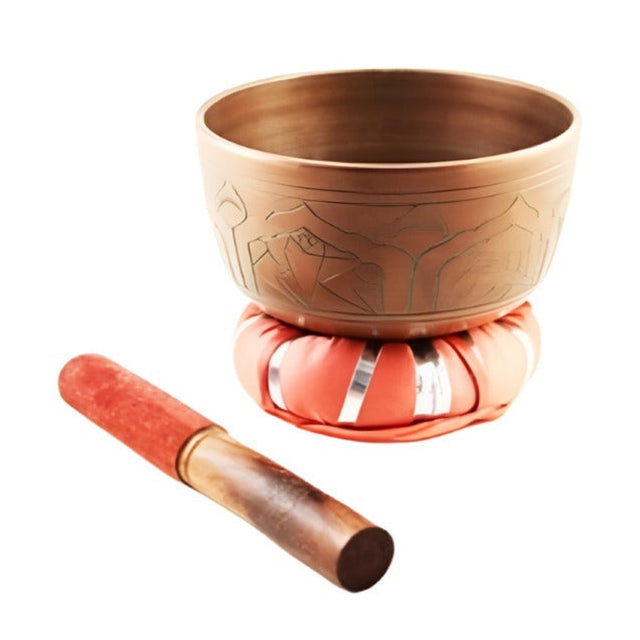 5" Tibetan Singing Bowl with Cushion - Magick Magick.com