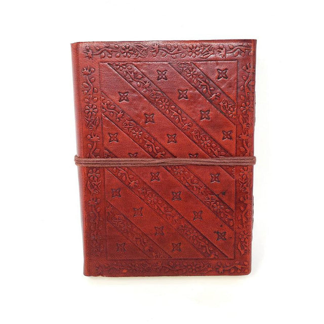 5" x 7" Ganesh Leather Blank Book with Cord - Magick Magick.com