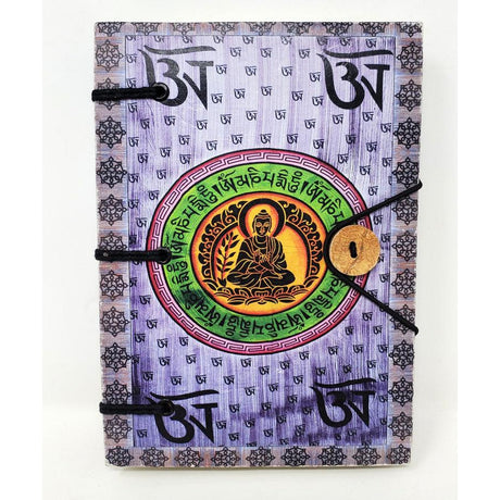 5" x 7" Hardcover Parchment Journal - Buddha - Magick Magick.com