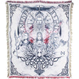 56" x 61" Cotton Heavy Throw with Fringe & Belt - Viking Gods - Magick Magick.com