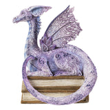 5.1" Amy Brown Dragon Statue - Dragon on Books Story Time - Magick Magick.com