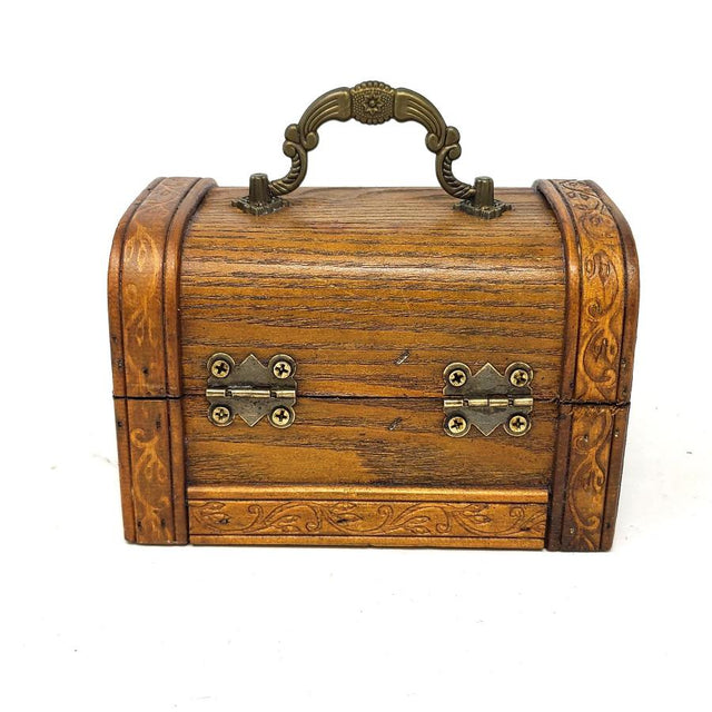 5.5" Antique Wooden Chest - Magick Magick.com