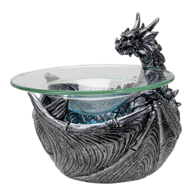 5.5" Glass Dragon Oil Warmer - Magick Magick.com