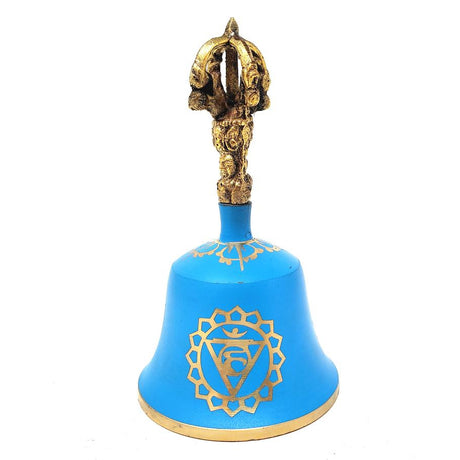 5.5" Sea Blue Throat Tibetan Bell (Note "A") - Magick Magick.com