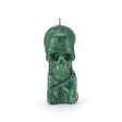 5.5" Skull with Neck Candle - Geen - Magick Magick.com