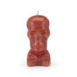 5.5" Skull with Neck Candle - Red - Magick Magick.com