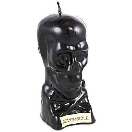 5.5" Skull with Neck Candle - Reversible - Magick Magick.com