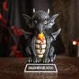 5.7" I Love Dragons Statue - Dragon With A Girl Tattoo - Magick Magick.com