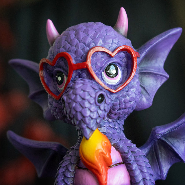 5.7" I Love Dragons Statue - I Love Dragons! - Magick Magick.com