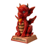 5.7" I Love Dragons Statue - What Would A Dragon Do? - Magick Magick.com