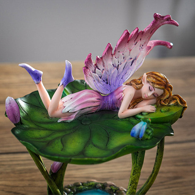5.7" Lotus Fairy Jewelry Tray - Magick Magick.com