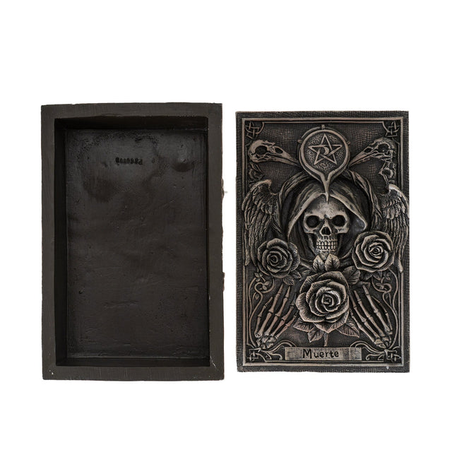 5.7" Santa Muerte Tarot Display Box - Magick Magick.com