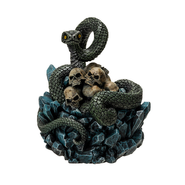 5.7" Snake and Skulls Display Box - Magick Magick.com