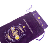 5.75" x 8.25" Vegan Leather Crystal Journal with Bag - Tarot - Magick Magick.com