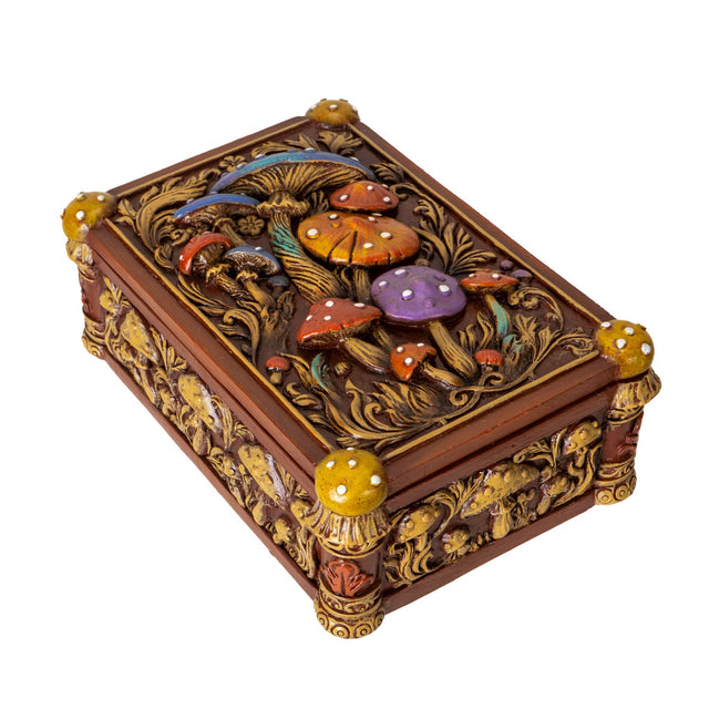 5.8" Toadstool Mushroom Tarot Display Box - Magick Magick.com