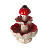 5.9" Polyresin Backflow Incense Burner - Mushroom - Magick Magick.com