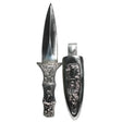 6" Engraved Silver Boot Athame - Magick Magick.com