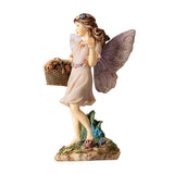 6" Fairyland Fairy with Fruit Statue - Magick Magick.com