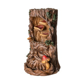 6" Greenman Backflow Incense Burner with LED - Magick Magick.com