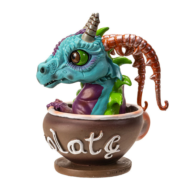 6" Hot Chocolate with Rupert the Dragon Statue - Magick Magick.com