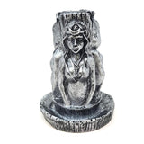 6" Maiden, Mother, Crone Backflow Cone Incense Burner - Magick Magick.com