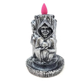 6" Maiden, Mother, Crone Backflow Cone Incense Burner - Magick Magick.com