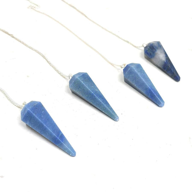 6-Sided Pendulum - Dumortierite - Magick Magick.com