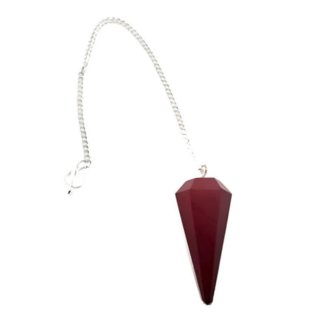 6-Sided Pendulum - Mookaite Jasper - Magick Magick.com