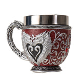 6" Stainless Steel Tea Cup - Dragon Heart - Magick Magick.com