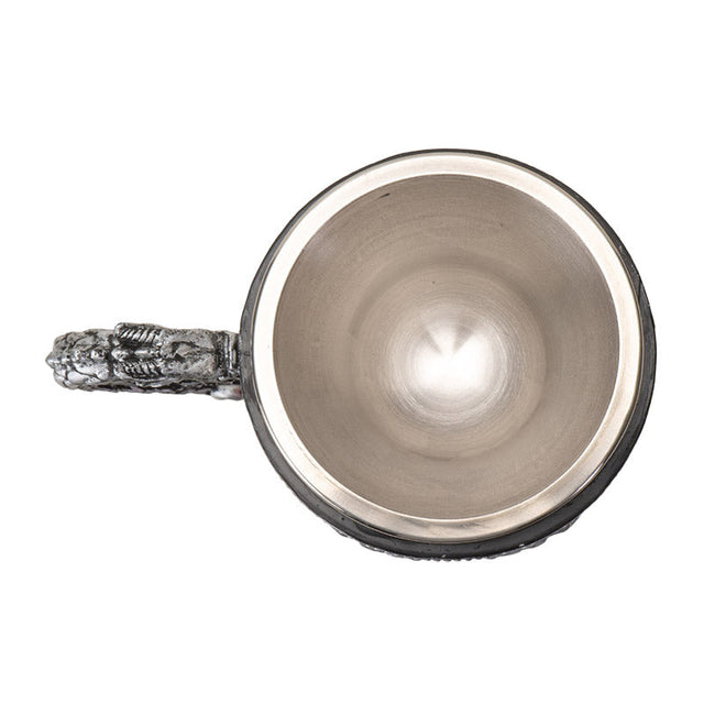 6" Stainless Steel Tea Cup - Dragon Heart - Magick Magick.com