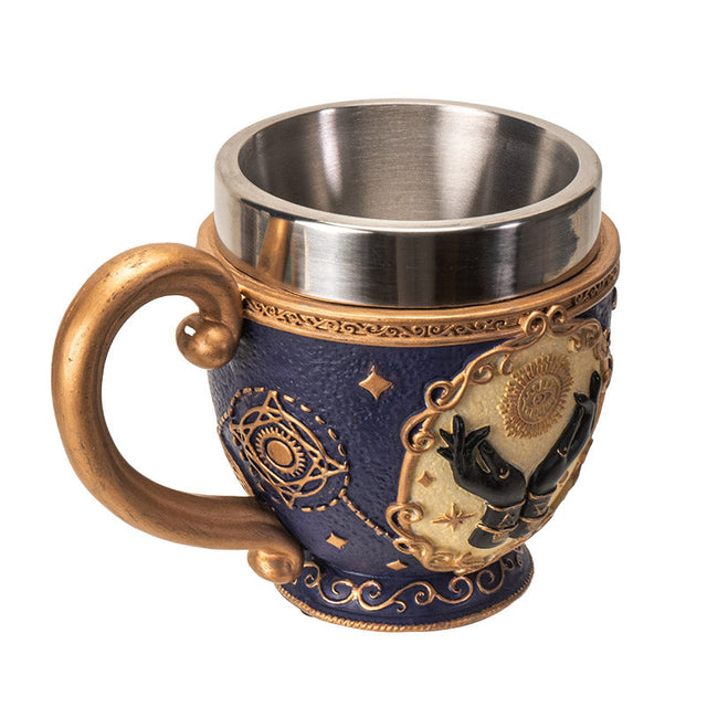 6" Stainless Steel Tea Cup - Tarot - Magick Magick.com