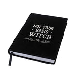 6" x 8" Velvet Journal - Not Your Basic Witch - Magick Magick.com