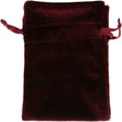 6" x 9" Premium Unlined Velvet Bag - Burgundy - Magick Magick.com