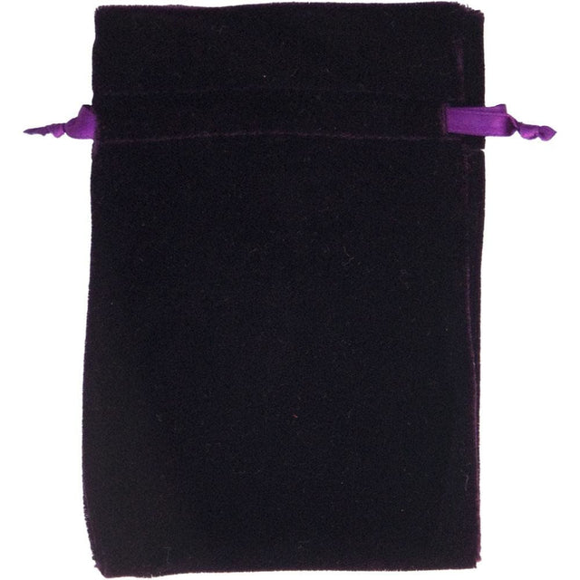 6" x 9" Premium Unlined Velvet Bag - Purple - Magick Magick.com