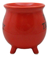 4" Ceramic Cauldron Mug - Dead Thirsty Red