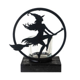 6.25" Witch By Moonlight Tealight Candle Holder - Magick Magick.com