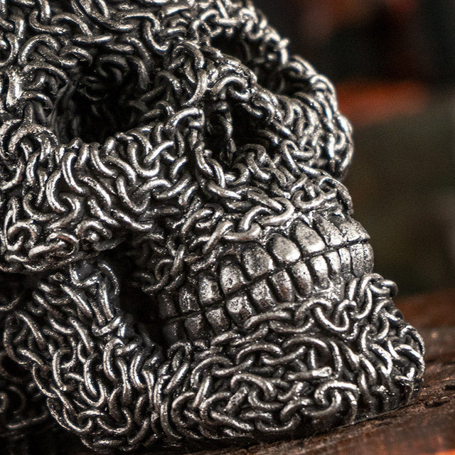 6.5" Chain Skull Statue - Magick Magick.com