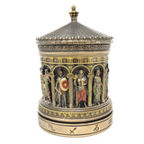 6.5" Greek Pantheon Zodiac Rotating Trinket Box - Magick Magick.com