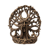 6.5" Tree of Life Greenman Backflow Incense Burner - Magick Magick.com