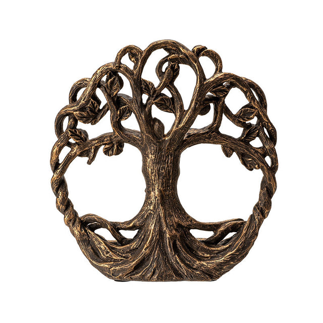 6.5" Tree of Life Greenman Backflow Incense Burner - Magick Magick.com