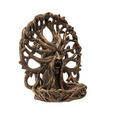 6.5" Tree of Life Greenman Backflow Incense Burner - Magick Magick.com