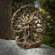 6.5" Tree of Life Greenman Backflow Incense Burner - Magick Magick.com