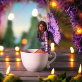 6.75" Amy Brown Fairy Statue - Tea Fairy - Magick Magick.com