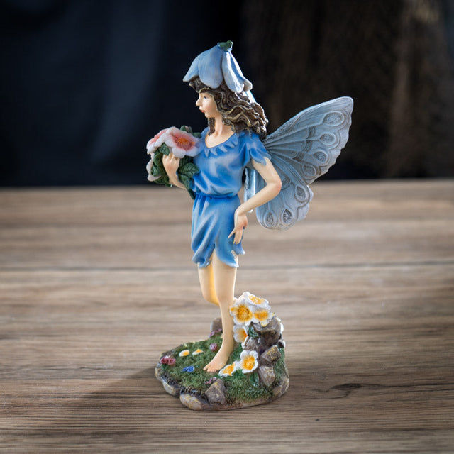 6.8" Fairyland Fairy with Flowers Statue - Magick Magick.com